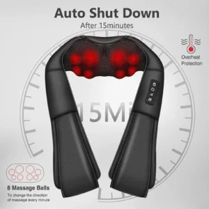 Electric heating massager